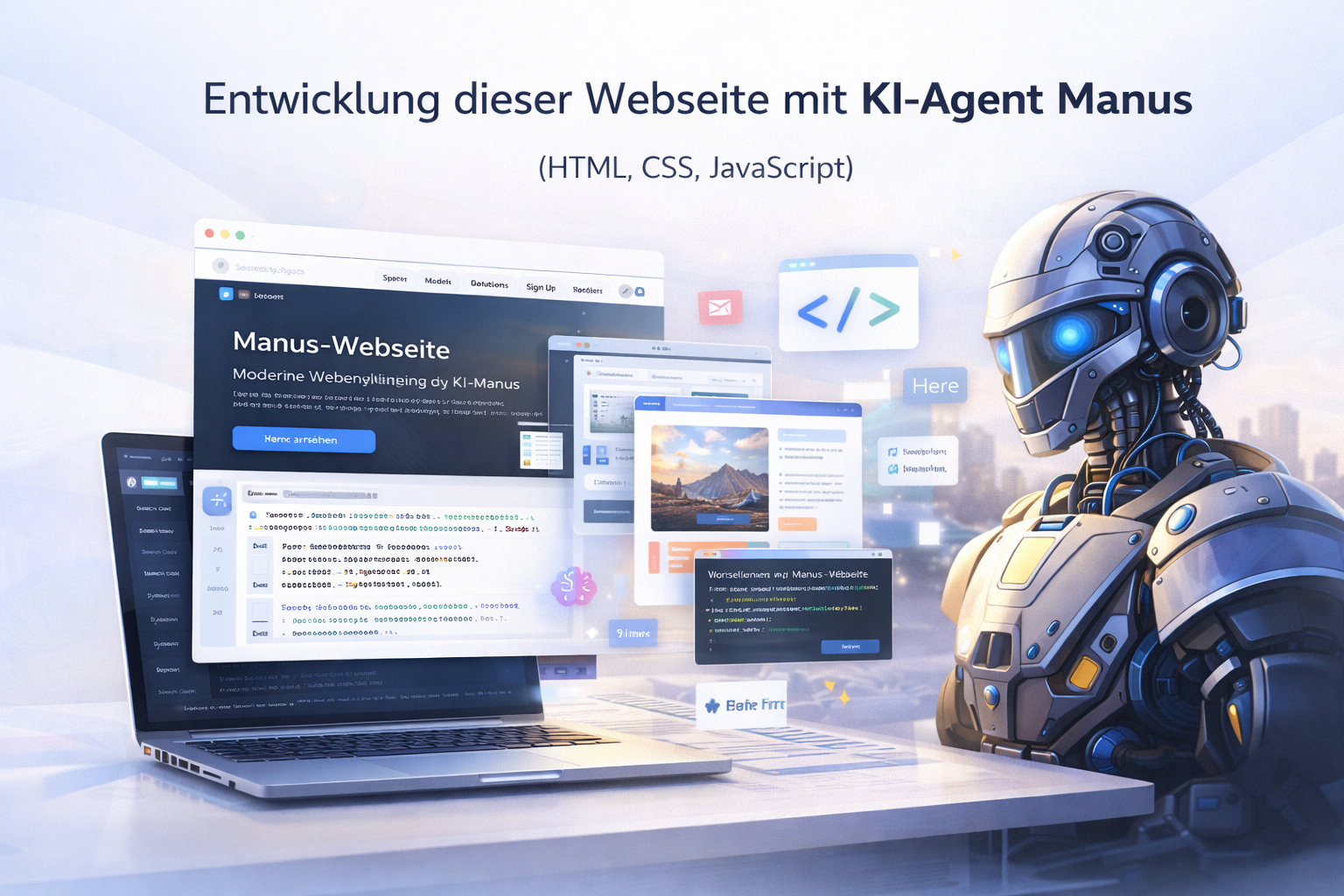 Manus KI-Agent Visualisierung